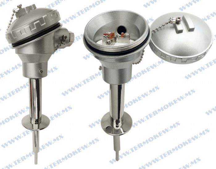 Ensamble completo de sensor tipo Clamp Sanitario.